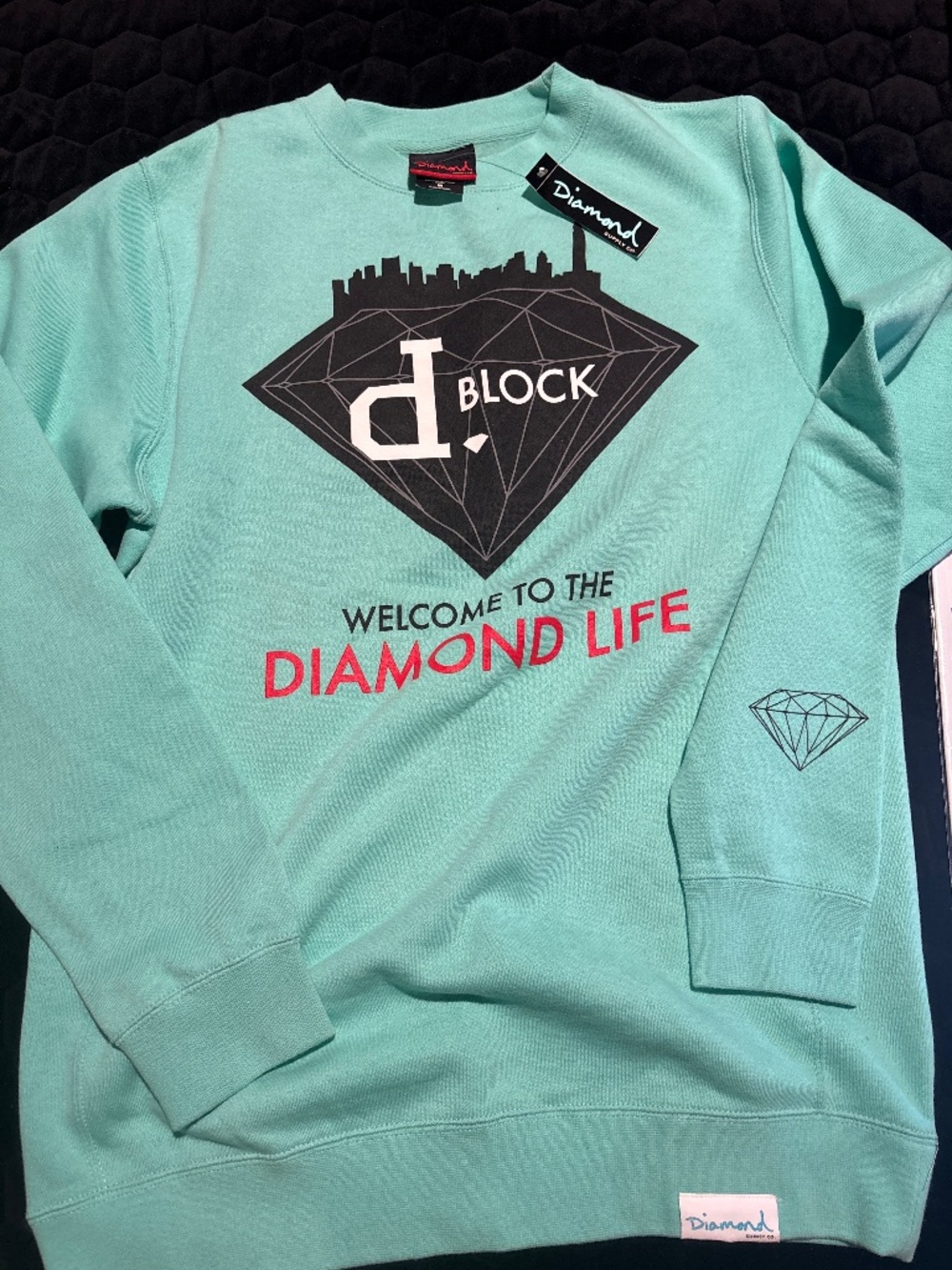 Diamond life collab d block sweatshirt NEW